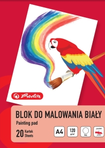 Blok do malowania A-4 HERLITZ 20 kartek 120 g/m2