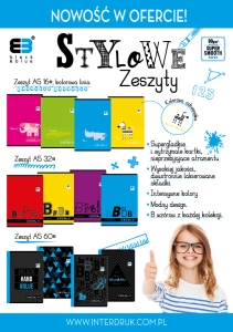 Zeszyt 16 kartek linia kolorowa B&B