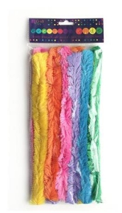 Ozdoba - Druciki kreatywne KSDR-008 tęczowe 30 cm