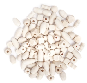 Ozdoba - Koraliki drewniane 50g GRKO-108