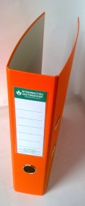Segregator WA/ VAUPE A-4 SZ 7,5 cm pomarańczowy