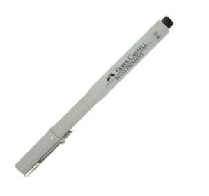 Cienkopis FABER CASTELL 0.4 mm, czarny.