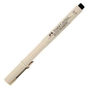 Cienkopis FABER CASTELL 0.7 mm, czarny.