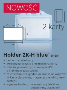 Identyfikator 2K-H Blue Holder