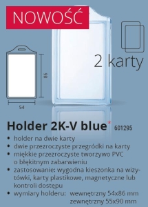 Identyfikator 2K-V Blue Holder