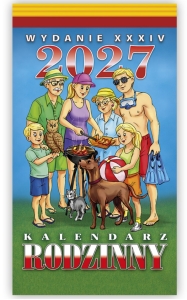 Kalendarz RODZINNY - zdzierak Telegraph