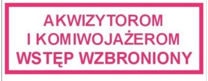 Tabliczka informacyjna (4,00)