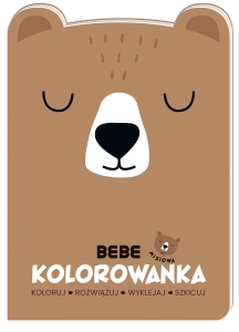 Kolorowanka kreatywna A-4 16 stron 90g Miś