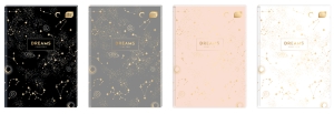 Brulion A-5 96 kartek kratka METALLIC Dreams