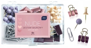 Zestaw biurowy Nude, 84 elementy