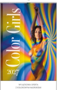 Kalendarz 13-planszowy "Color Girls"