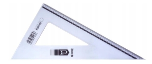 Ekierka MEMOBE 60 stopni, 30 cm plastikowa